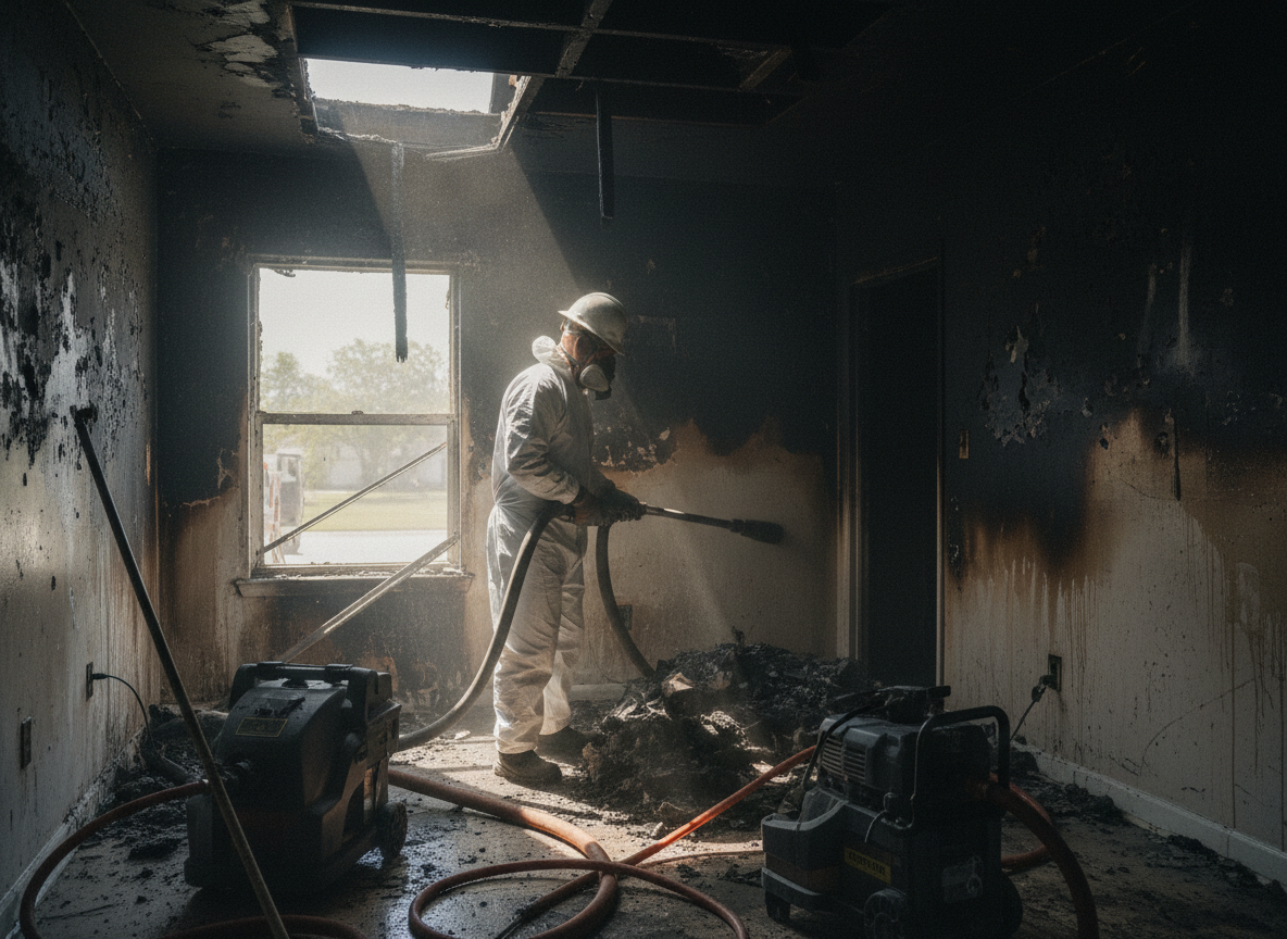 fire and smoke damage restoration in Opa Locka