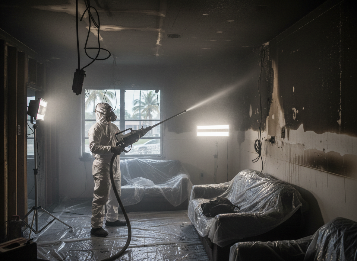 Smoke remediation in Opa Locka